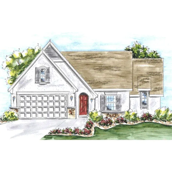 English Cottage House Plan Front Image - Greencastle Forest English Home 026D-1648 - Search House Plans and More