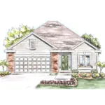 House Plan Front of Home 026D-1656