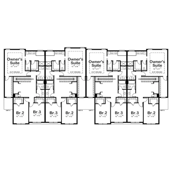 Craftsman House Plan Optional Second Floor - Paxton Park Narrow Lot Home 026D-1659 - Shop House Plans and More