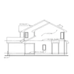 Craftsman House Plan Right Elevation - Paxton Park Narrow Lot Home 026D-1659 - Shop House Plans and More