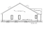 Traditional House Plan Left Elevation - Becks Mill Narrow Lot Ranch Home 026D-1667 - Search House Plans and More