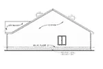 Traditional House Plan Right Elevation - Becks Mill Narrow Lot Ranch Home 026D-1667 - Search House Plans and More