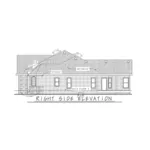 Traditional House Plan Right Elevation - Larkwood European Ranch Home 026D-1673 - Shop House Plans and More