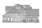 Traditional House Plan Left Elevation - Lesterville European Home 026D-1676 - Shop House Plans and More