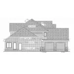 Sunbelt House Plan Left Elevation - Lesterville European Home 026D-1676 - Shop House Plans and More