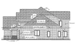 Traditional House Plan Right Elevation - Lesterville European Home 026D-1676 - Shop House Plans and More