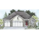 Craftsman House Plan Front Image of House - McIntire Ranch Home 026D-1678 - Shop House Plans and More