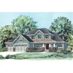 Southern House Plan Front Image - Stilson Craftsman Home 026D-1699 - Shop House Plans and More