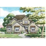 Traditional House Plan Front Image - Garvin Arts And Crafts Home 026D-1720 - Search House Plans and More