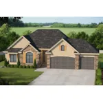 Country House Plan Front Image - Garrison Pass Country Ranch Home 026D-1722 - Search House Plans and More