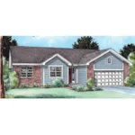 House Plan Front of Home 026D-1729