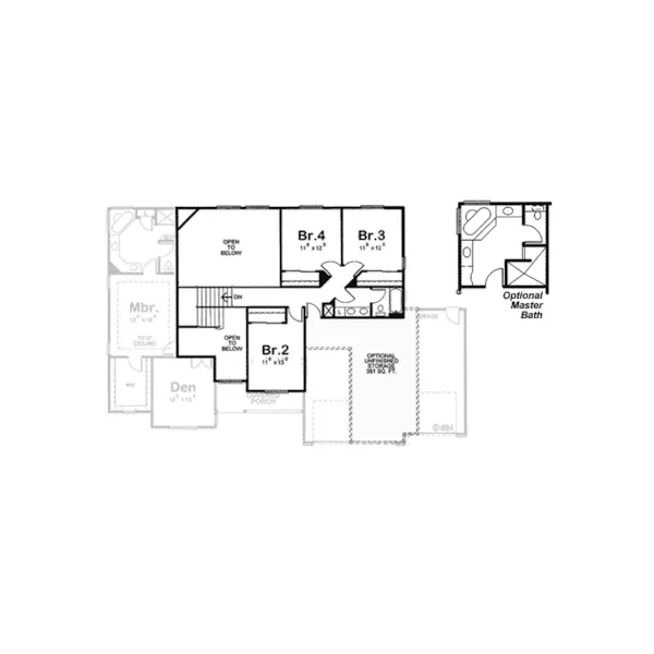 Country House Plan Second Floor - Wellman Hill Country Home 026D-1737 - Shop House Plans and More