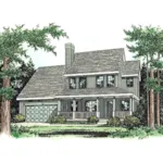 Farmhouse With Southern Colonial Attributes