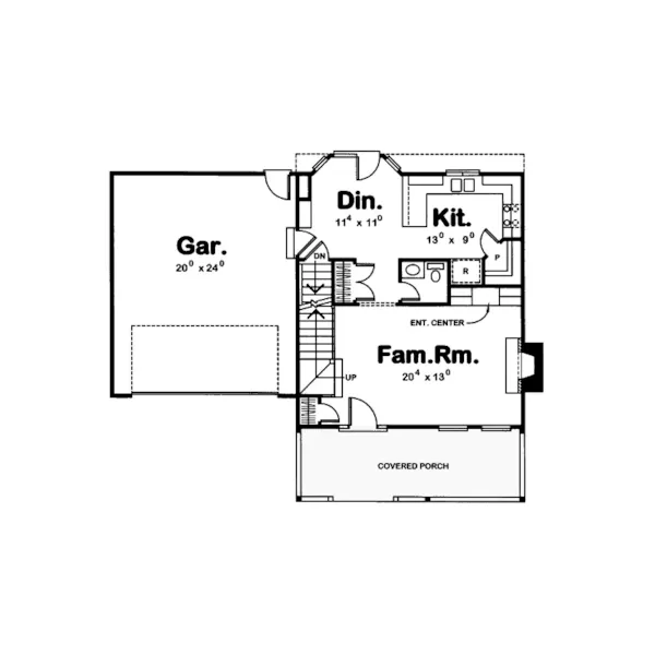 Farmhouse Plan First Floor - Hagerhill Country Farmhouse 026D-1783 - Search House Plans and More