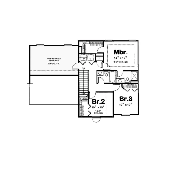 Farmhouse Plan Second Floor - Hagerhill Country Farmhouse 026D-1783 - Search House Plans and More