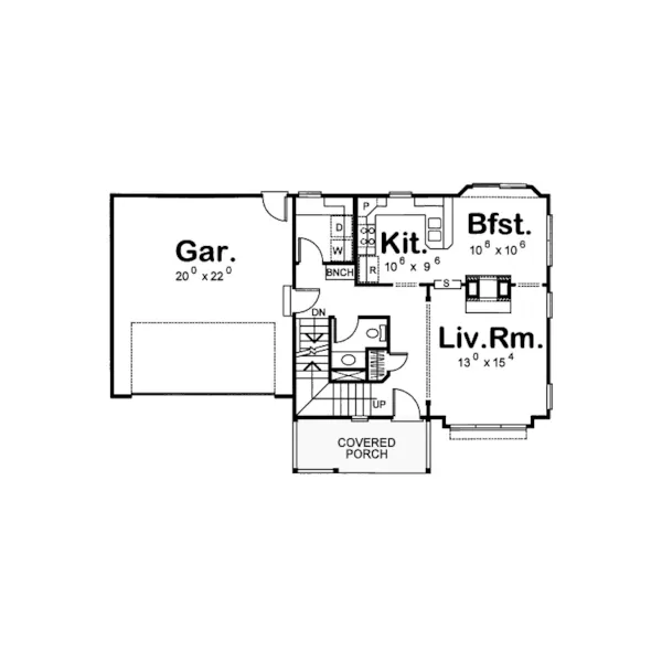 Country House Plan First Floor - Dermont Traditional Home 026D-1817 - Search House Plans and More