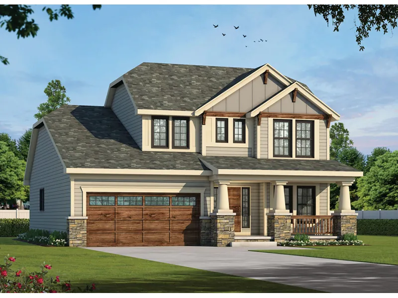 Traditional House Plan Front Image - Falmouth Country Home 026D-1838 - Search House Plans and More