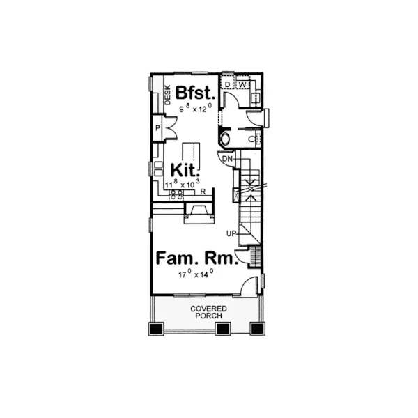 Country House Plan First Floor - Stroudwater Country Farmhouse 026D-1840 - Shop House Plans and More