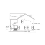 Craftsman House Plan Right Elevation - Carroll Creek Country Home 026D-1850 - Search House Plans and More