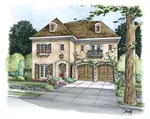 Luxury House Plan Front of House 026D-1853