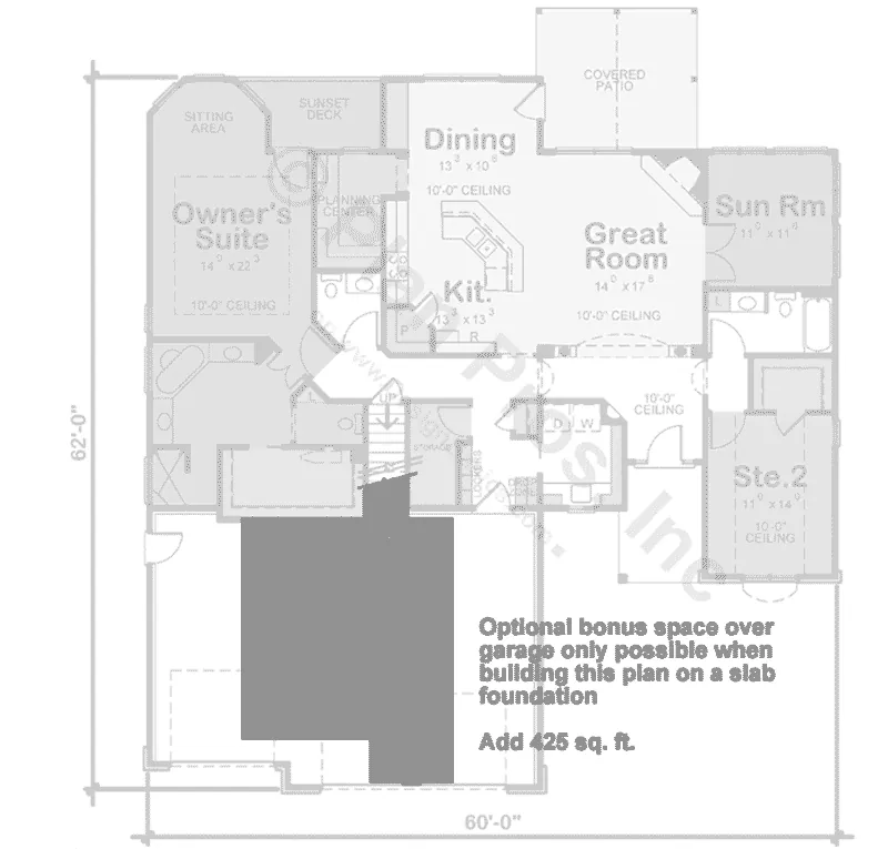 Arts & Crafts House Plan Second Floor - 026D-1860 - Shop House Plans and More