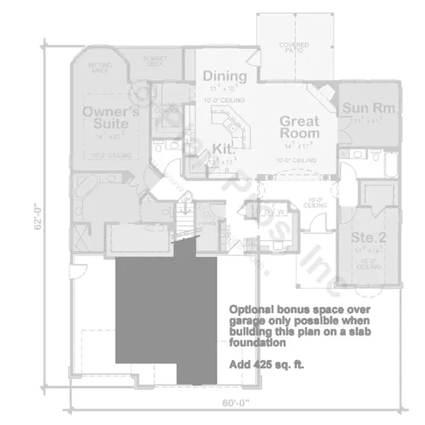 Craftsman House Plan Second Floor - 026D-1860 - Shop House Plans and More