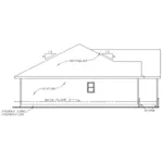 Traditional House Plan Left Elevation - 026D-1861 - Shop House Plans and More