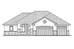 Ranch House Plan Front Elevation - 026D-1864 - Shop House Plans and More