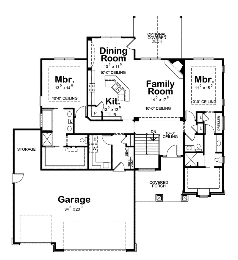 Country House Plan First Floor - 026D-1865 - Shop House Plans and More