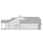 Ranch House Plan Left Elevation - 026D-1865 - Shop House Plans and More