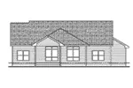 Country House Plan Rear Elevation - 026D-1865 - Shop House Plans and More