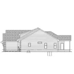 Ranch House Plan Right Elevation - 026D-1865 - Shop House Plans and More