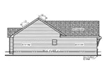Traditional House Plan Left Elevation - 026D-1868 - Shop House Plans and More