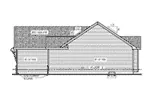 Ranch House Plan Right Elevation - 026D-1868 - Shop House Plans and More