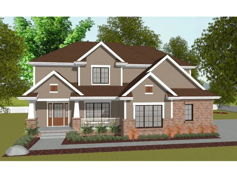 Bungalow House Plan Front Image - Warden Neoclassical Home 026D-1870 - Shop House Plans and More