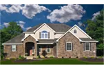 Traditional House Plan Front of Home - Mosley Forest Traditional Home 026D-1872 - Shop House Plans and More