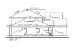 Country French House Plan Left Elevation - Mosley Forest Traditional Home 026D-1872 - Shop House Plans and More
