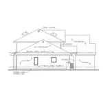 Country French House Plan Left Elevation - Mosley Forest Traditional Home 026D-1872 - Shop House Plans and More