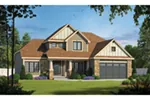 Traditional House Plan Front of House 026D-1874