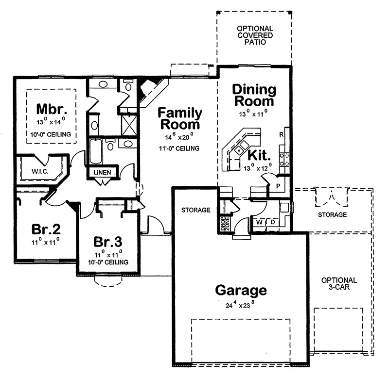 Country House Plan First Floor - Dyers Dock Traditional Home 026D-1875 - Search House Plans and More