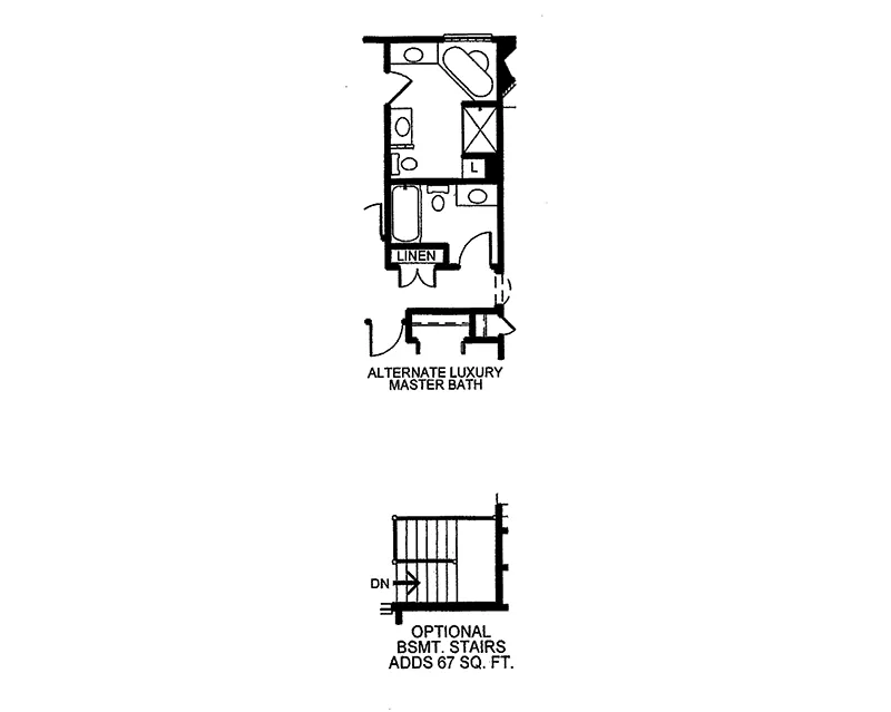 Country House Plan Optional Floor Plan - Dyers Dock Traditional Home 026D-1875 - Search House Plans and More