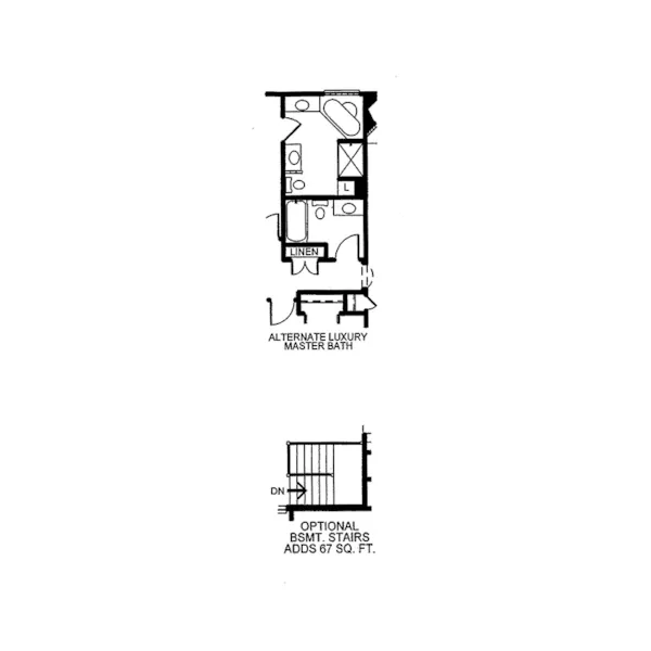 Country House Plan Optional Floor Plan - Dyers Dock Traditional Home 026D-1875 - Search House Plans and More