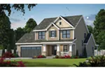 Traditional House Plan Front Image - Colley Craftsman Home 026D-1876 - Search House Plans and More