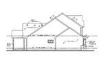Bungalow House Plan Left Elevation - Colley Craftsman Home 026D-1876 - Search House Plans and More
