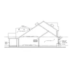 Ranch House Plan Left Elevation - Colley Craftsman Home 026D-1876 - Search House Plans and More