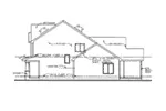 Traditional House Plan Right Elevation - Colley Craftsman Home 026D-1876 - Search House Plans and More