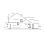 Ranch House Plan Right Elevation - Colley Craftsman Home 026D-1876 - Search House Plans and More