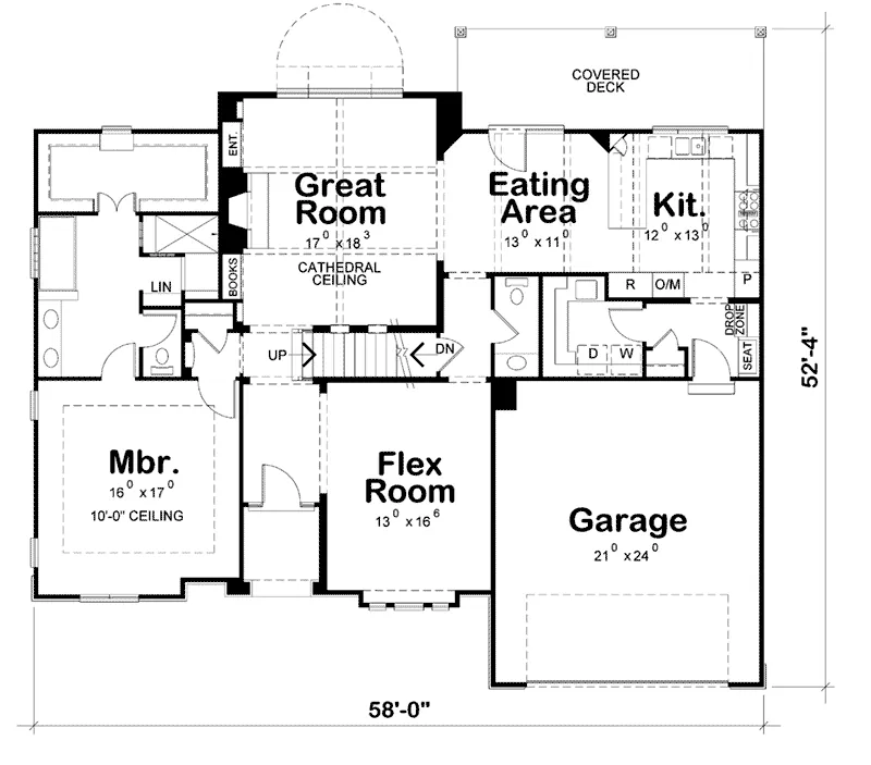 Craftsman House Plan First Floor - 026D-1877 - Shop House Plans and More