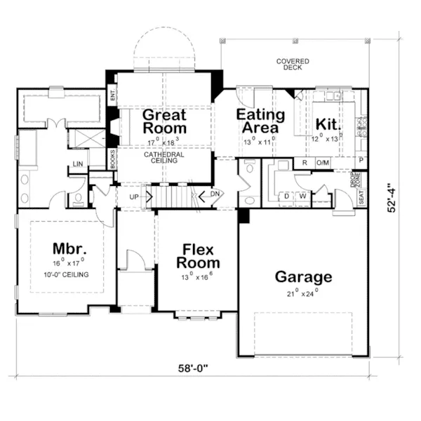 Craftsman House Plan First Floor - 026D-1877 - Shop House Plans and More