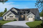 Country French House Plan Front Image - Dornewood Rustic Prairie Home 026D-1885 - Search House Plans and More